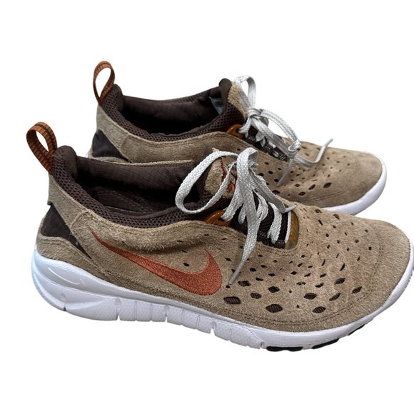 Nike Free Run Trail 5.0 Men’s Size 8.5 Dark Driftwood/Russet CW5814-200 - Picture 1 of 9